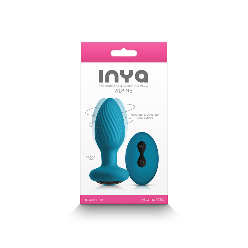 INYA Alpine Rechargeable Gyrating Plug Teal