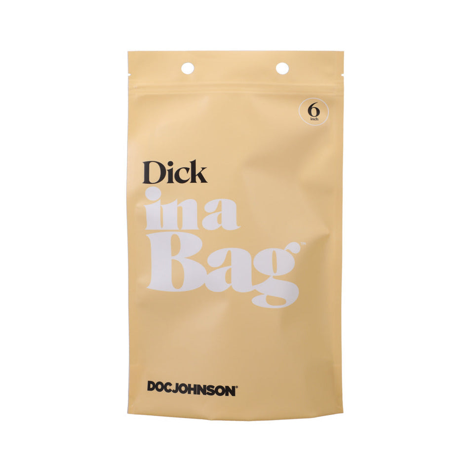 Doc Johnson Dick In A Bag 6 in. Dildo Clear