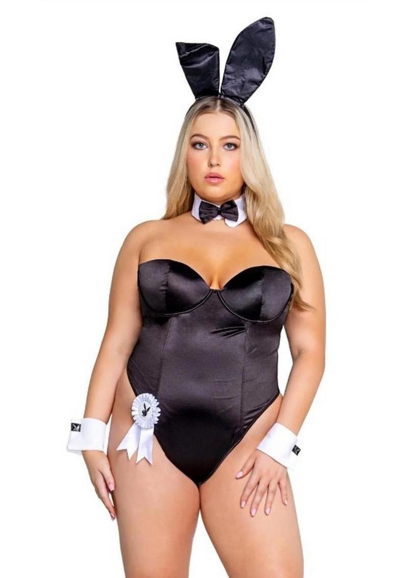 Playboy Classic Bunny Costume Blk 1x