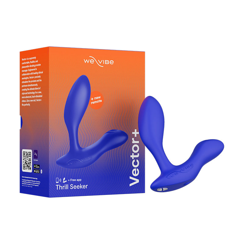 We-Vibe Vector+ Dual Stimulation Prostate Massager Royal Blue