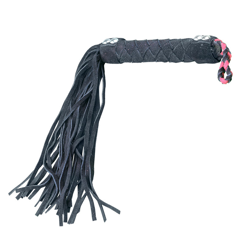 Ple'sur 15.5 in. Leather Flogger Black