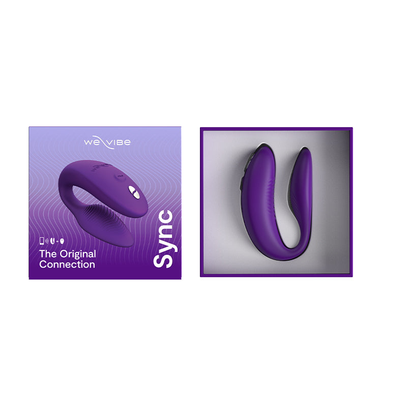 We-Vibe Sync 2 Rechargeable Silicone Couples Vibrator Purple