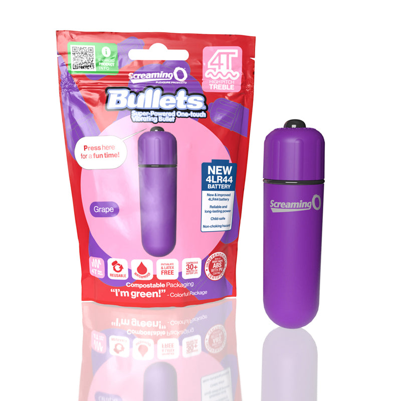 Screaming O 4T Bullet Vibrator Grape