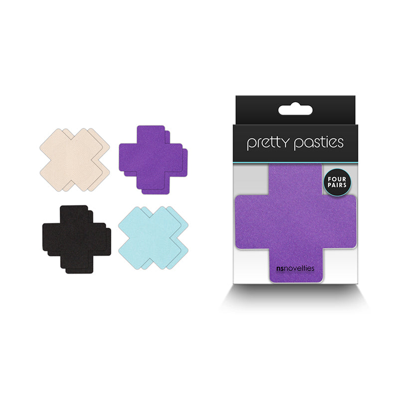 Pretty Pasties Cross I Assorted 4 Pair