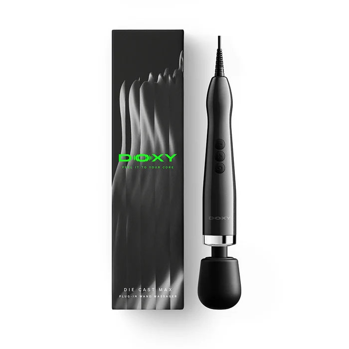 Doxy Die Cast Max Plug-In Wand Massager - 3 Colors