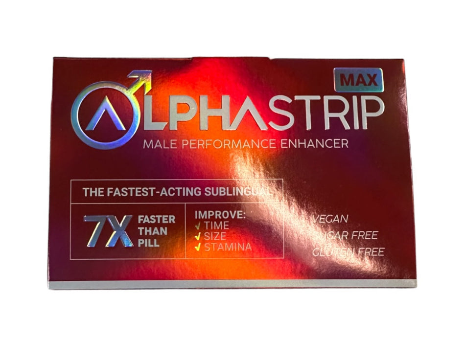 ALPHASTRIP MAX SUBLINGUAL MALE ENHANCEMENT EACHES