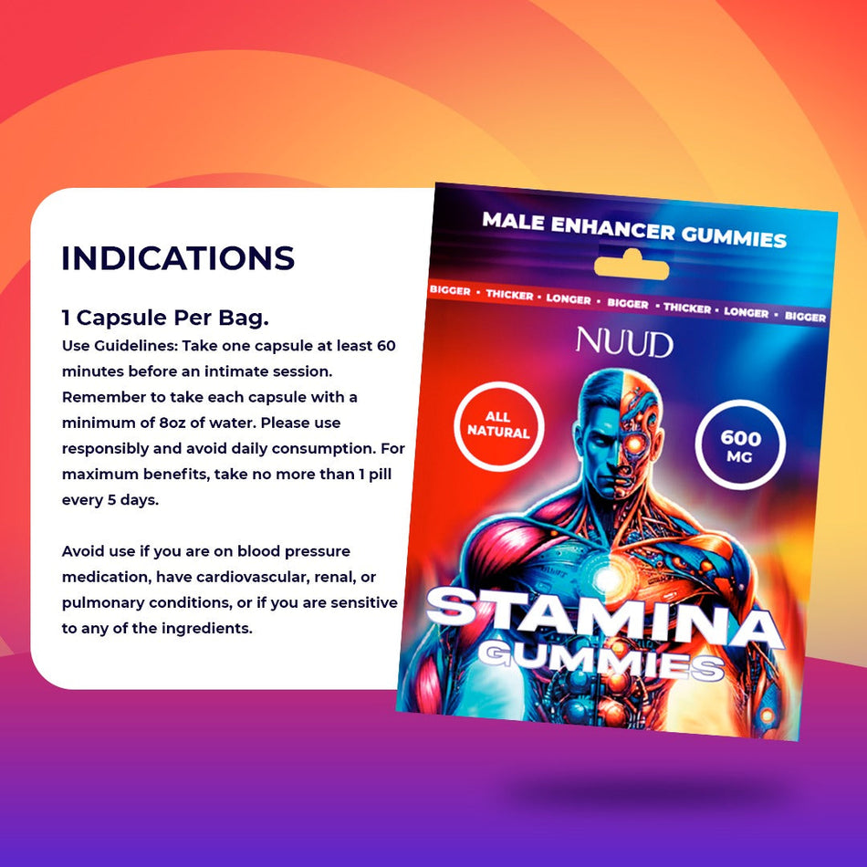 STAMINA APHRODISIAC GUMMIES MALE
