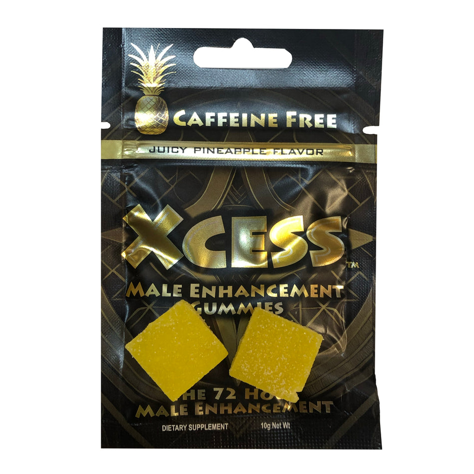 Xcess Gummy Cube 2 Pack Juicy Pineapple.