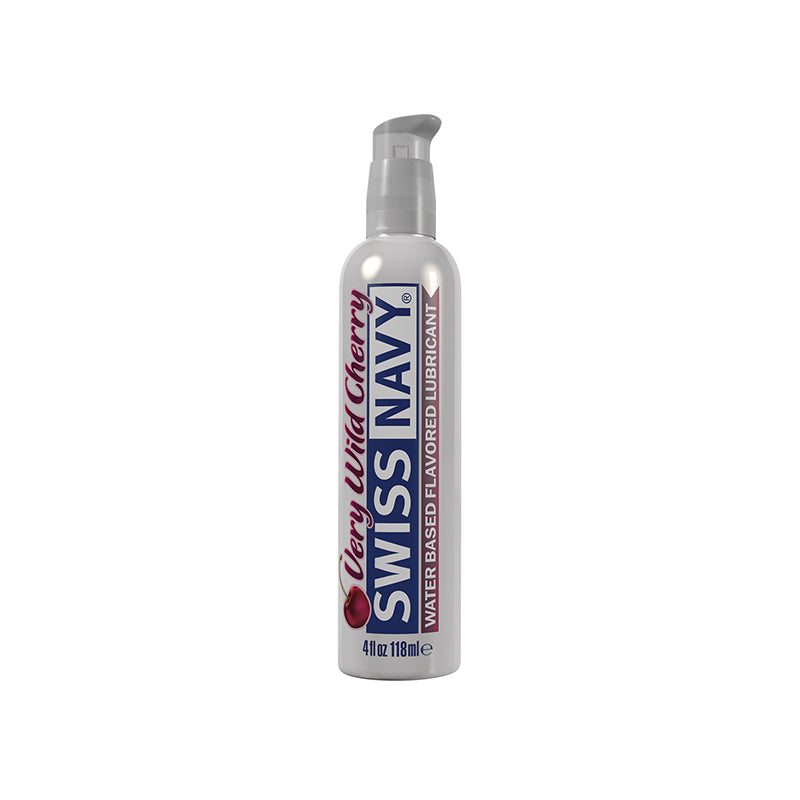 Swiss Navy Very Wild Cherry Water-Based Flavored Lubricant 4 oz.