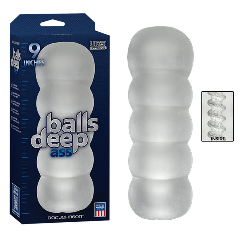 Balls Deep - 9in Stroker - Ass Frost