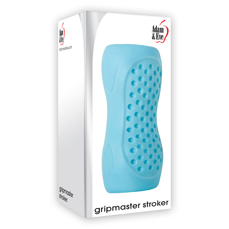 Adam & Eve Gripmaster Stroker Open-Ended Masturbator Sleeve Teal